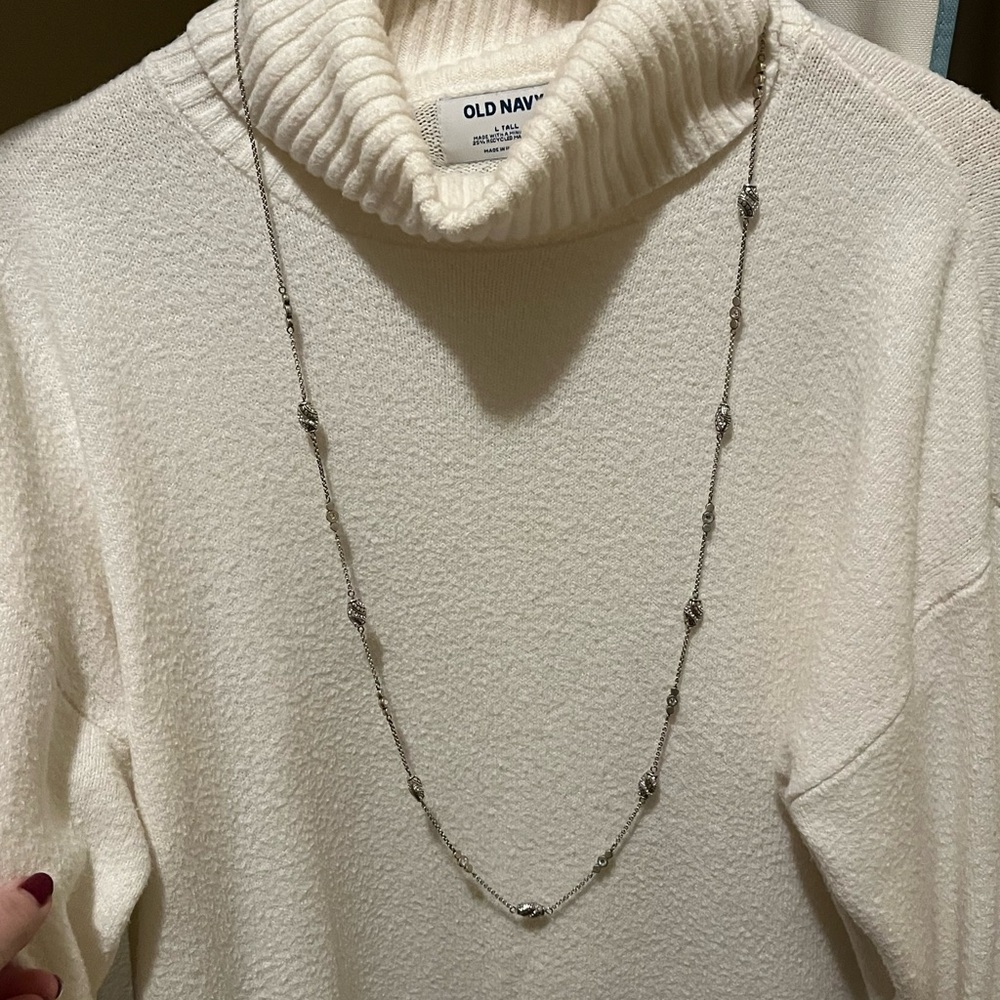 Brighton Silver Beaded Necklace